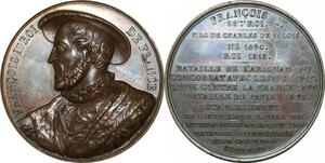 P4788 France Médaille François I erCaqué 1837 Bataille Marignan SPL -> F offre