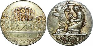 P4807 France Médaille Union Gaz de France Dropsy Mr Seurot Silvered -> Faire offre