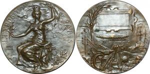 P4808 France Médaille Exposition Paris Georges Lemaire 1900 SUP -> Faire offre