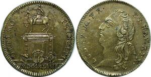 P4841 France Jeton Louis XV Optimi Principi Rechenpfennig 1744 SUP-> Make offer