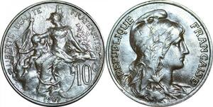 P4885 France 10 Centimes Dupuis 1907 -> Faire offre