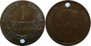 P4921 Rare France 1 Centime Dupuis 1900 ->Faire offre