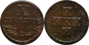 P4935 Portugal 10 Centavos 1955 AU+ -> Make offer