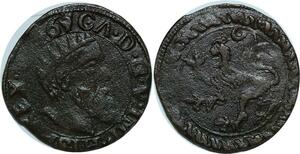 P4958 Rare Belgium Brabant Courte Double Mite Charles Quint 1546 -&gt; Make offer