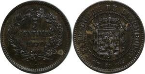 P4971 Luxembourg 5 Centimes 1870 Barth UNC -> Make offer