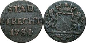 P4975 Netherlands Duit Stad Utrecht 1784 -> Make offer