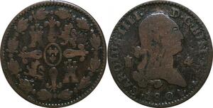 P5082 Spain 4 Maravedis Charles IV 1801 Segovia -> Make offer