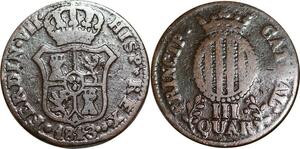 P5221 Spain Barcelona 3 Quartos Joseph Napoleon 1813 -&gt; Make offer