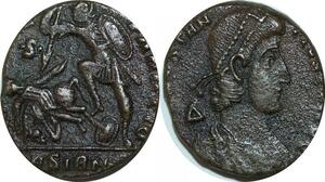 P5367 Roman Nummus Maiorina Constance Galle 351 354 Sirmium A// BSIRM -> Make offer