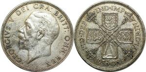 P5449 Great Britain One Florin George V 1936 Silver -> M Offer