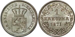 P5827 Germany Bayern Kreuzer Ludwig III 1871 Silver UNC -> M Offer