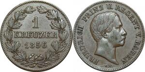P5858 Germany Baden Kreuzer Friedrich I 1856 -> M Offer