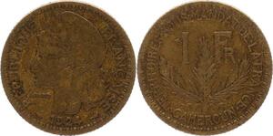 O88 Cameroun 1 Franc Territoire Sous Mandat 1924 -> Make offer