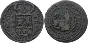 O2025 Spain Barcelona 2 Maravedis Felipe V 1720 ->Make offer