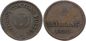 O2040 Schweden Sweden 1/4 Skilling Riksgäld Gustav IV Adolf 1799 ->Make offer