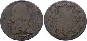 O2280 Spain 8 Maravedís Carlos III 1778 Segovia ->Make offer