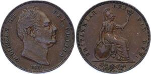 O3221 Great Britain 1 Farthing William IV 1834 ->Make offer