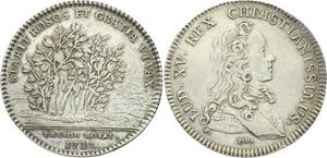 O3400 Jeton Louis XV Trésor Royal Massif Laurier 1723 Argent ->M offre