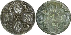 O5890 Unique Uniface Louis-Philippe Famille visite Monnaie Paris 1833 Desnoyers