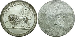 O6060 France Unique Cliché Lion Gérard Alsace Lorraine Lothringen N°4 Desnoyers SUP