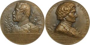 O6321 Médaille Monaco Albert I Centenaire Naissance Hector Berlioz Monte Carlo SUP