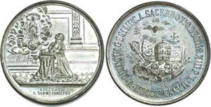 O6360 Set Vatican Medaglia Papal Pope Leo XIII Sommo Pontefice 1887