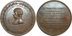 O6550 Rare Coffret Médaille Bonaparte Marengo Auguste An 8 SUP ->Make offer