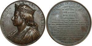 O6560 Médaille Charles IV Le Bel 1295 1328 ->Make offer