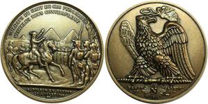 O7151 Egypt Medal Napoleon I 1798 Bovy Aigle Royal Bonaparte Denon Jaley