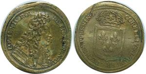 O7780 Token Germany Nuremberg Louis XIV Cornelius Lauffer AU