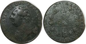 O9045 France Constitution 12 Deniers Louis XVI François An 5 1793 I Limoges ->M offre