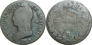 O9240 Directoire 5 Centimes Dupré R Orléans ->Make offer