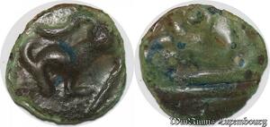 S1357 France Sequanes Besancon IIe Potin I S av JC à la grosse tête bandeau