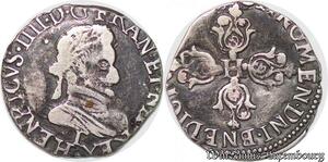 S4144 Rare France Demi-Franc Henri IV I Limoges Argent Silver - Faire Offre