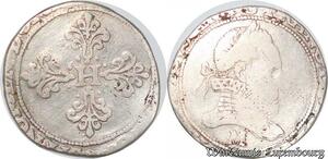 S4189 Rare France Franc Au col Fraisé Henri III 1578 M Toulouse Silver >M offer