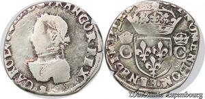 S4200 Rare Fauté France Teston Charles X AtelI 9 Rennes Argent Silver ->F offre