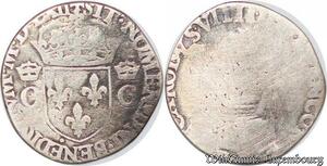 S4289 Rare France Demi Teston Charles IX 1562 B Rouen Argent Silver - Faire Offre