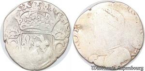 S4290 Rare France Demi Teston Charles IX 1570 Argent Silver ->Faire Offre