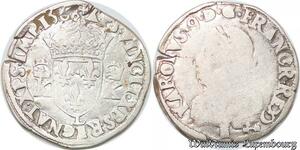 S4296 Rare France Teston Charles IX 1568 L Bayonne Argent Silver - Faire Offre