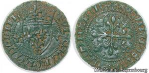 S4315 Rare France Jeton Royal de Compte Croix Cantonnée Charles SUP ?