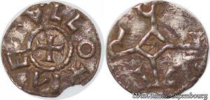 S4323 Rare France Obole Charles le Chauve Melle Deux Sevres Silver >M offer