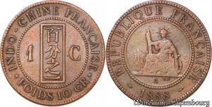 S4328 Indochine Francaise 1 Centime 1888 - Faire Offre