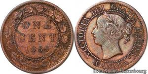 S4359 Canada One Cent Victoria Dei Gratia Regina 1859 - Faire Offre