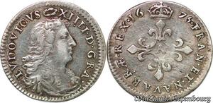 S4428 4 sols Dits Des Traitants Louis XIV 1675 A Paris Silver TTB++ >M offer