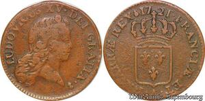 S4437 Demi sol au buste enfantin Louis XV 1721 A Paris - Faire Offre