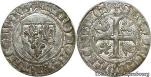 S4575 France Blanc Guénar Charles VI Tours Dup-377A 1380 1422 PCGS AU58 SUP >M offer