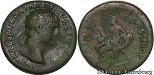 S4801 Dupondius Traianus imp Caes nerva Traian avg Germ cos IIII pp 98-117