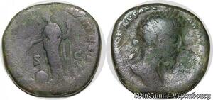 S4809 Sestertius Marcus Aurelius 161-180, A identifI -> Faire Offre