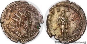 S4849 Rare Trèves Antoninien Postume Saecvli Felicitas 263 265 SUP