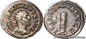 S4851 Rare Rome Philippe I L'Arabe 245 Saecvlares Cippe -> Make Offer